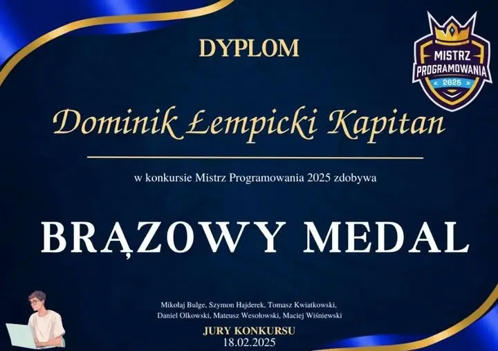 certyfikat mistrz programowania